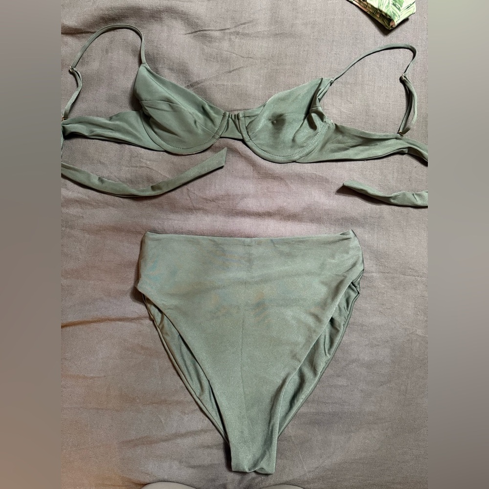 Skatie Sage color Bikini Size small